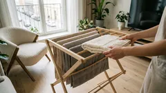 Tilansäästöä pyykinkuivaukseen: 5 fiksua vaihtoehtoa kuivaustelineelle